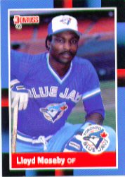 1988 Donruss Baseball Cards    367     Lloyd Moseby